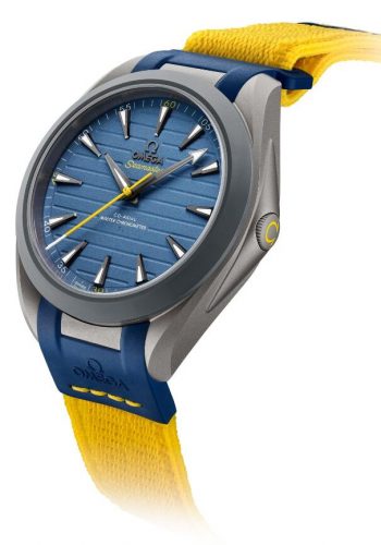 Omega Unveils New UK High Quality Titanium Omega Seamaster Aqua Terra 150m Ultra Light Replica Watches On The Wrist Of Olympic Gold Medallist Mondo Duplantis